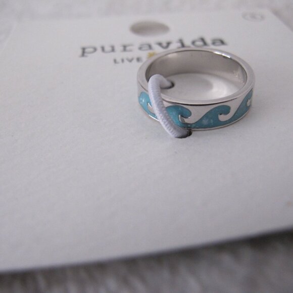 Pura Vida Wave Ring - Picture 1 of 7